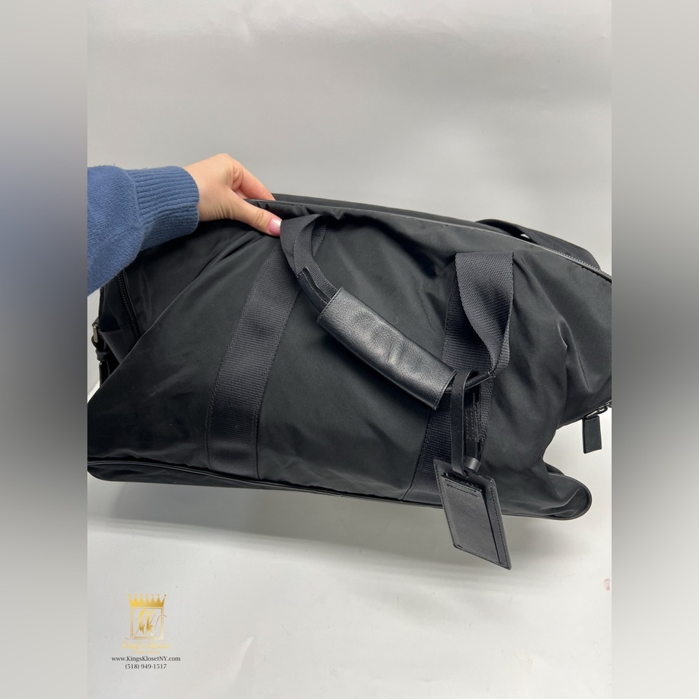 Prada nylon leather trim travel bag - Picture 7 of 16